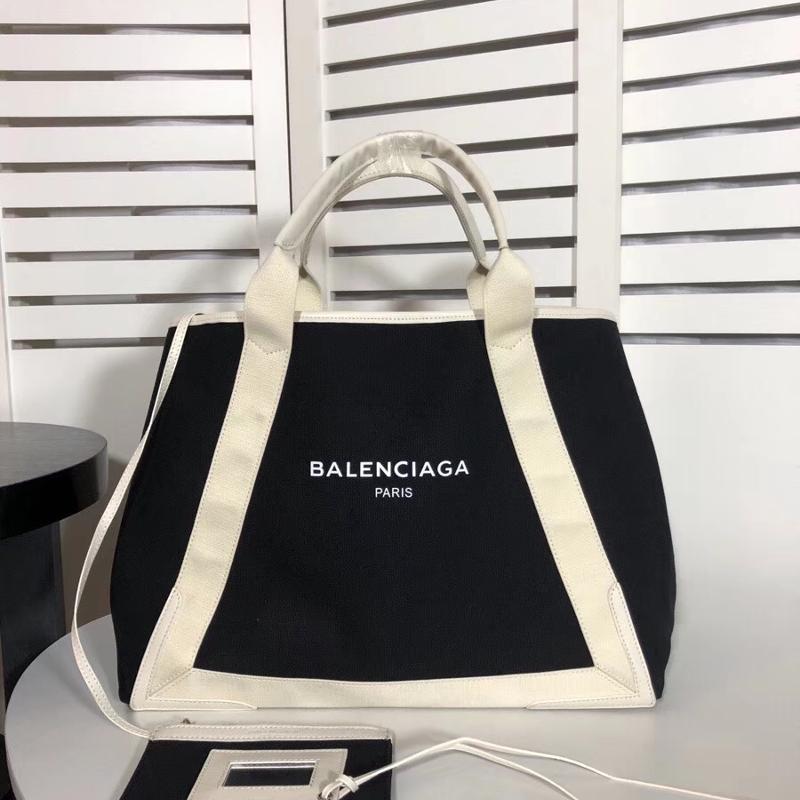 Balenciaga Bags 339936 large canvas with black white edge